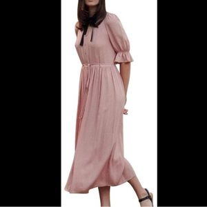 NTW Christy dawn Astrid dress pale pink medium